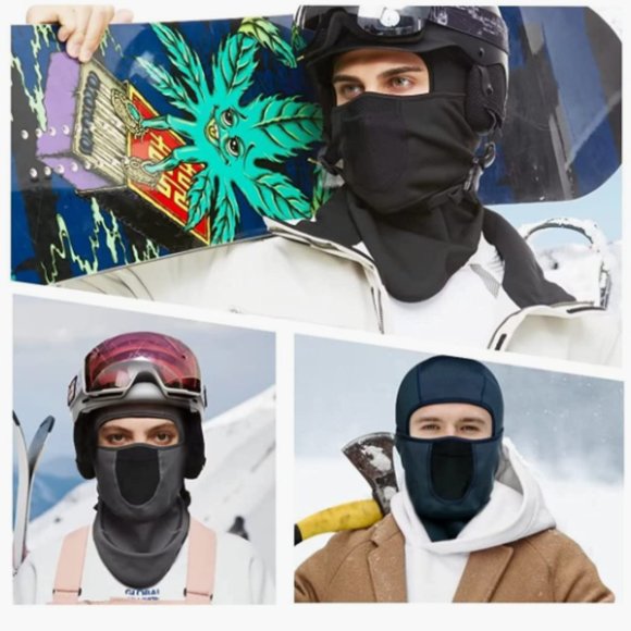 SAITAG Balaclava Ski Mask Warm Face Mask for Cold Weather Winter - Picture 6 of 9